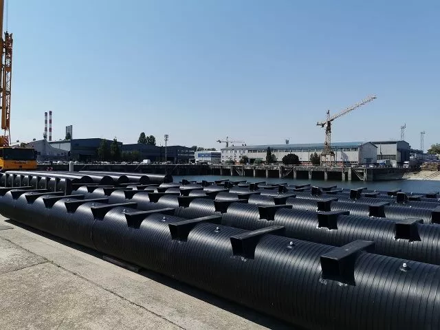 Plastični ponton Ø 800 mm nosivost 250 kg / m - 9