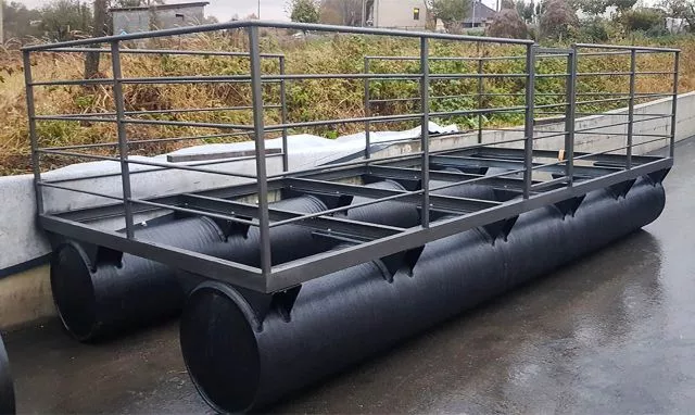 Plastični ponton Ø 800 mm nosivost 250 kg / m - 5