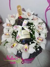 Orhideje i šampanjac K023 - 0