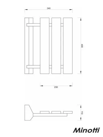 Stolica za tuš kabinu Minotti MIS-01 - 1