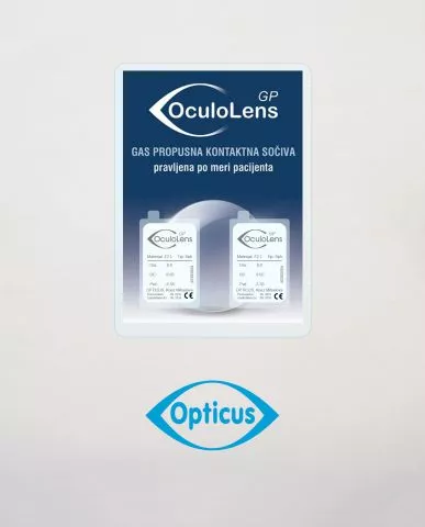 Godišnja kontaktna sočiva - OculoLens GP Spheric - 0