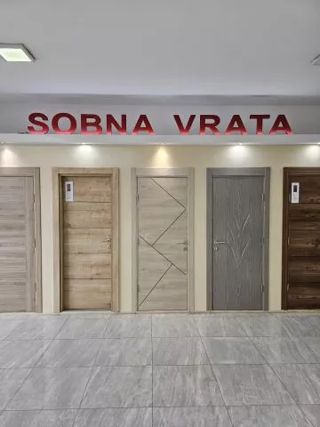 SOBNA VRATA SA NADSVETLOM - Model HOME WENGE - 0