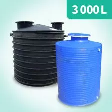 Rezervoari za kišnicu 3 000l – vertikalni ukopavajući - 0
