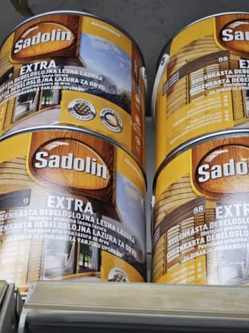 DEBELOSLOJNA LAZURA ZA DRVO -  Extra Sadolin - 1