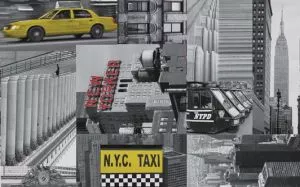 Dekorativna samolepljiva folija - NYC taxi 150015 - 0
