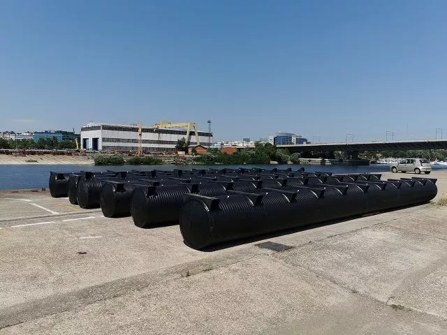 Plastični ponton Ø 1000 mm nosivost 390 kg / m - 4