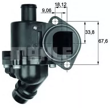 Kućište termostata AUDI A4 SEAT EXEO Behr  - 0