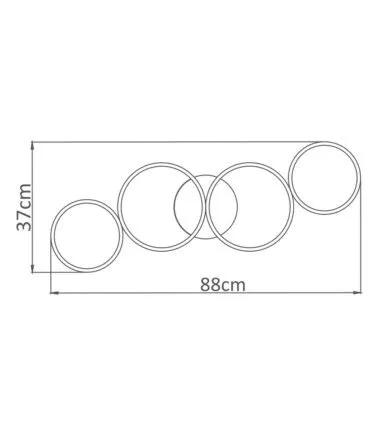 Bry-NELA-SR1-RND-BELA-60W-DALJINSKO-IP20-LED PLAFONJERA BH17-04090 - 0