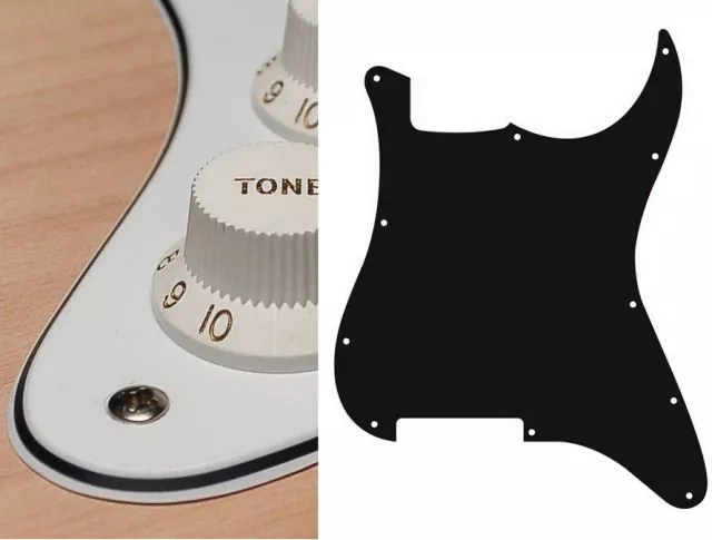 Boston ST-300-W Pickguard bez rupa za Stratocaster gitaru - 0