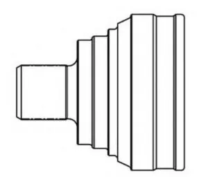 Homokinetički zglob AUDI A100 2.0 +ABS 1990-1994 GSP   - 0