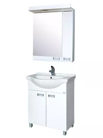 KOMPLET – Lavabo sa ormarićem 57cm + Ormarić sa ogledalom 55cm Lux Ket - 0