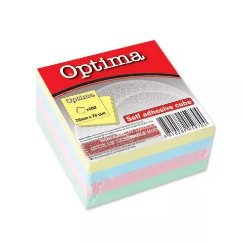 Optima post it kocka 400lista 20186-1 - 0