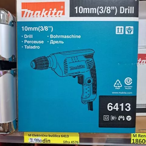 ELEKTRIČNA BUŠILICA 6413 Makita - 0