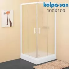 Kolpa TKK SQ line bela 511190 100×100 - 0