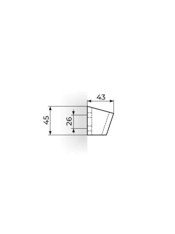 Držač tuš ručice PDTF01 Fix Rosan - 1