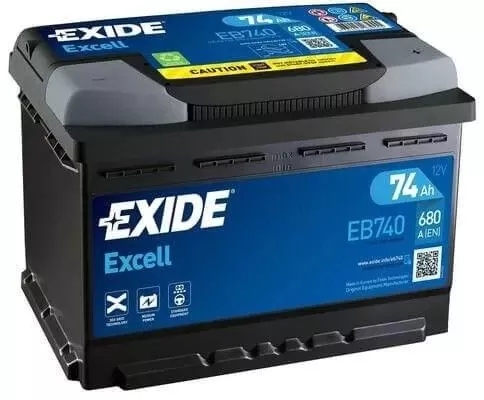 EXIDE AKUMULATOR 74 AH 680A - 0