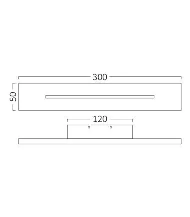 BRY-LEVA-WL1000-24W-RCT-CRNA-3000K-ZIDNA SVETILJKA BH07-03401 - 1