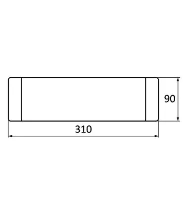 BRY-AVVA-WL04-12W-300L-BELA-3000K-LED ZIDNA SVETILJKA BH07-03300 - 1