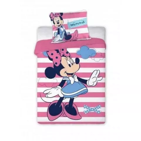 Posteljina za bebe Minnie Mouse 100×135+40x60cm – 5907750576524 - 0