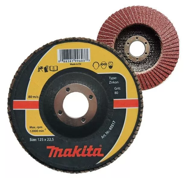 Makita - Lamelni disk 125mm G60 za nerđajuće čelike - cirkon aluminijum P-65501 - 0