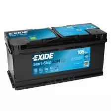 EXIDE AGM Start-Stop Akumulator 12V 105Ah 950A desno+ - 0