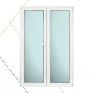 Dvokrilna PVC balkonska vrata Beoline Standard 1800 mm x 2100 mm - 0