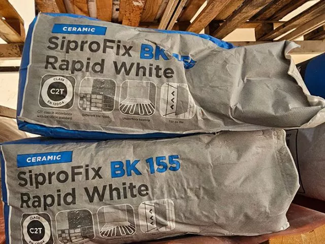 SiproFix BK 155 Rapid White Beli lepak za keramičke i granitne pločice  - 0