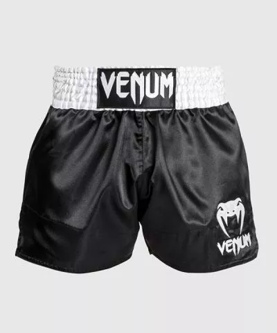 Venum Classic Muay Thai Šorc Crno/Belo/Beli L - 0