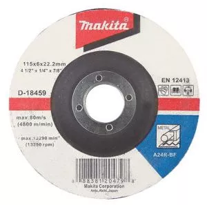 Makita - Brusni disk sa presovanim centrom za čelik 115mm D-18459 - 0