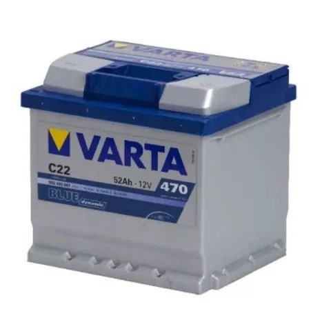 Akumulator VARTA 12V 52Ah 470A BLUE DYNAMIC desno+ - 0