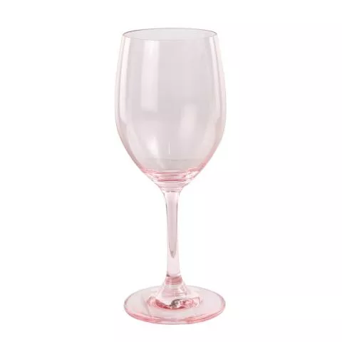 Staklena čaša roze 350 ml - 0