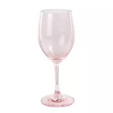 Staklena čaša roze 350 ml - 0
