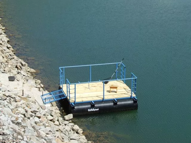 Plastični ponton Ø 1600 mm nosivost 1000 kg / m - 4