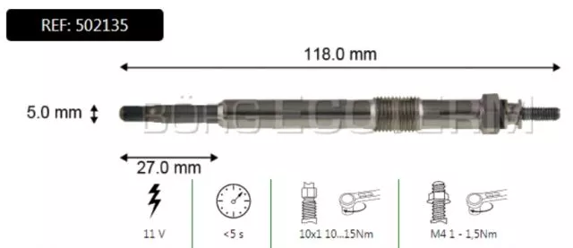 Grejač motora PEŽO 407,607/CITROEN c5,c8 /FORD FOCUSII,MONDEO 2.0HDI 2002-BORG   - 0