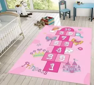 Tepih za decu sa gumenom podlogom 120x180cm – Školica-Princess II, TG-073 - 0