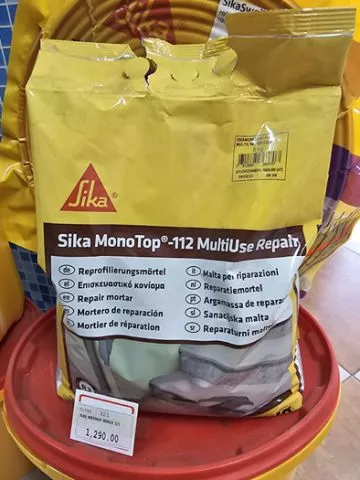 SIKA MONOTOP 112 REPAIR Reparaturni malter - 0