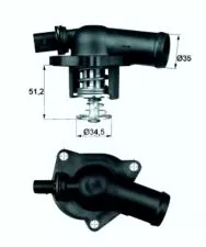 Termostat VW LUPO GOLF 4 BORA 1.4-1.6 FSI BEHR  - 0