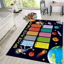 Tepih za decu na gumenoj podlozi 120x180cm – Times Tables - 0