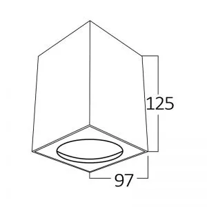 BRY-GAMA-9412-SQR-BLC-GU10-SPOTLIGHT - 1