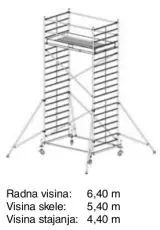 POKRETNA SKELA - Iznajmljivanje - model 4 - 0