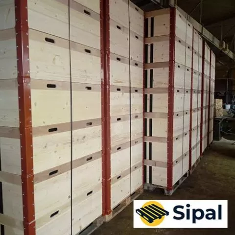 Fiksni okvir za palete   800 x 600 x 400 mm - 0