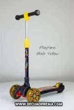 Trotinet Playtime Black Yellow - 0