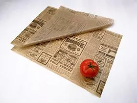 Veliki kraft, novinski / newspaper omotni papir za burger i brzu hranu šifra 130N - 0