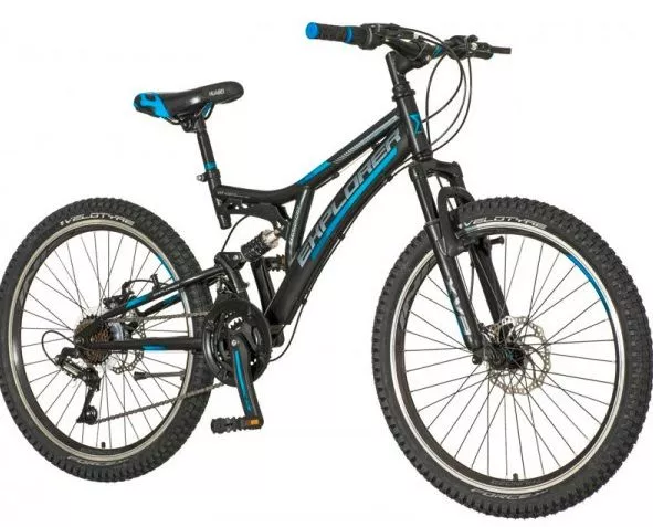 Bicikl dečiji MTB Explorer Thunder 24" Disk crno-sivi - 0