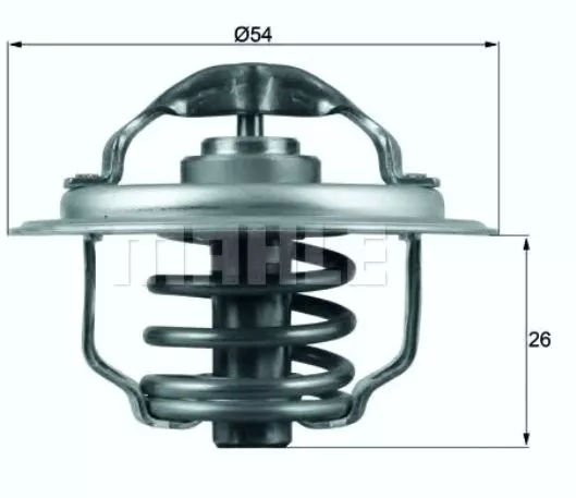 Termostat VW GOLF PLUS GOLF 5 87C 2.0 TDI BEHR  - 0