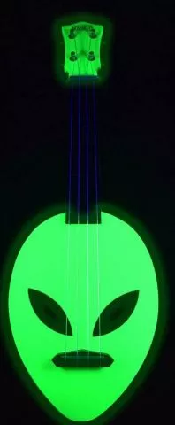 Mahalo MC1AL/GGN Alien ukulele (svetli u mraku) - 0