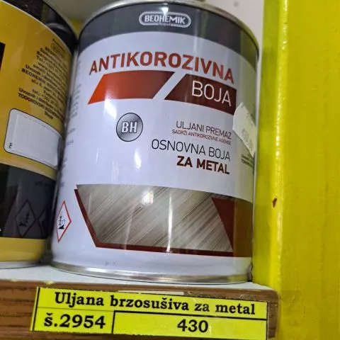 ANTIKOROZIVNA Osnovna boja za metal Beohemik - 0