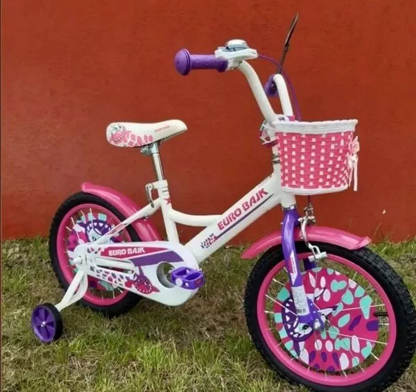 Dečiji bicikl BMX 16″ – roze, - 0