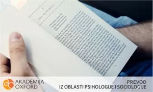 Prevođenje tekstova iz sociologije i psihologije za hrvatski jezik - 0