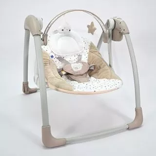 Ljuljaška za bebe Chillo sa adapterom do 11kg Kikka Boo – My Teddy Beige - 0